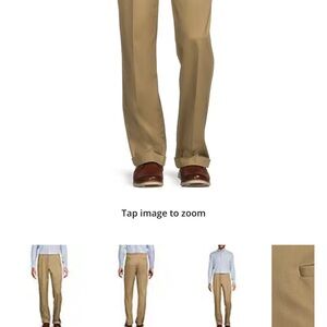 Roundtree & Yorke Men's Khaki Chinos